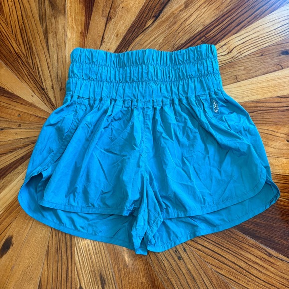 Free People Movement The Way Home Shorts Teal Activewear Athletic Gym - Picture 1 of 3